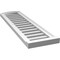 Ekena Millwork Arch Top Surface Mount PVC Gable Vent w/ 2"W x 2"P Brickmould Sill Frame, 12"W x 40"H GVPAR12X4003SN - alternate 2
